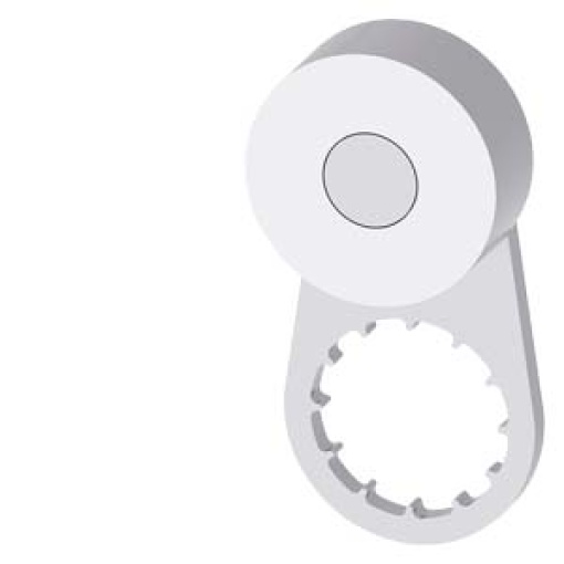 Twist lever for position switch 3SE52 metal lever 21 mm long roller 19 mm