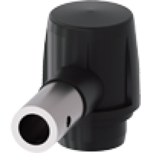 Actuator head for plastic hinge switch with hollow shaft D8 mm