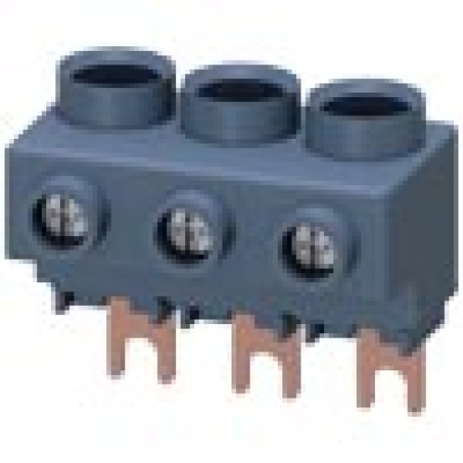 3phase feedin terminal for 3ph busbars connection from above S00S0