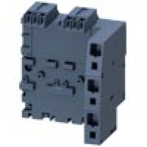 3ph busbar with infeed on the right for 2 circuit breakers S00 and S0