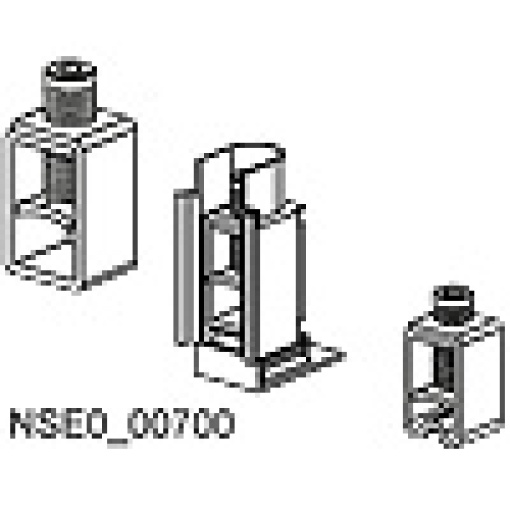 Accessory for VL150XUL CG frame box terminals comprising 3 box terminals