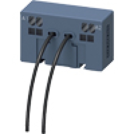 Coil connection module for motor contactors S0 connection from above