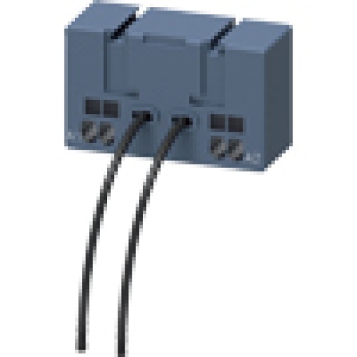 Coil connection module for motor contactors S0 connection from below