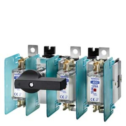 Switch disconnector with fuse in new design Iu63 A Ue  690 V 3pole for L