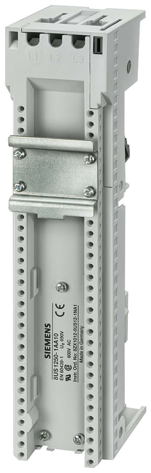 Busbar system busbar centertocenter spacing 60 mm device holder width 4