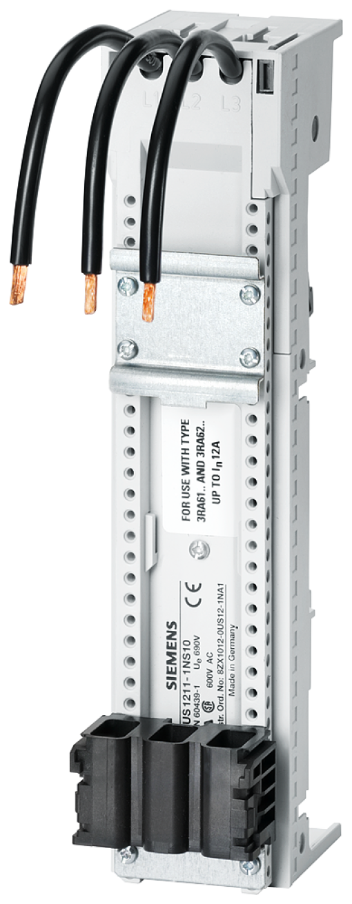 Busbar system busbar centertocenter spacing 60mm device adapter width 