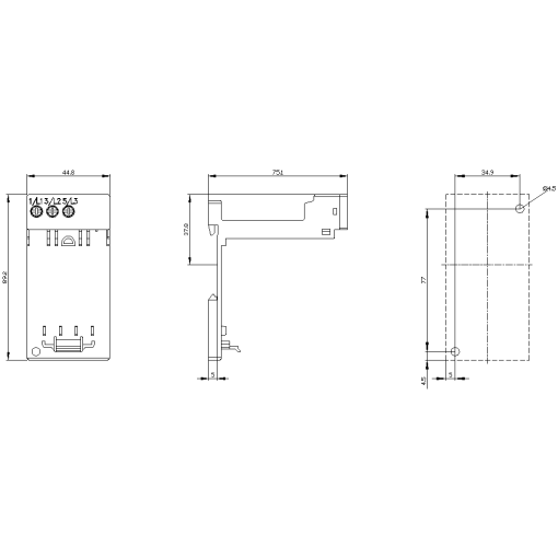 Standalone assembly support for 3RU213RB303RB31 S00