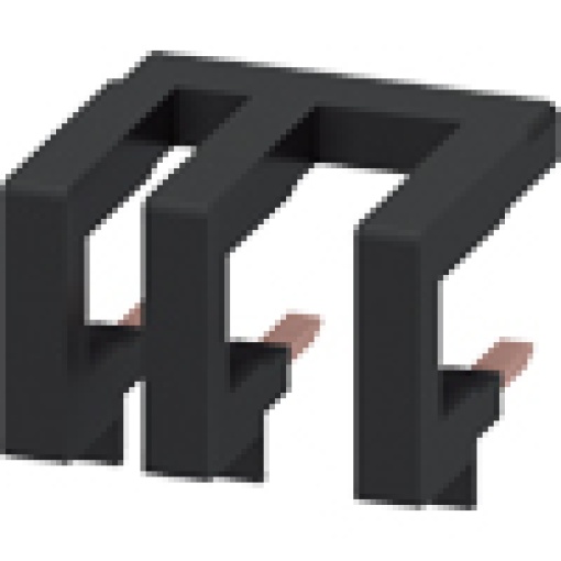 Parallel connector without connection terminal, 3-pole for 3RT201.