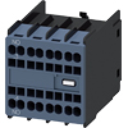 Auxiliary switch 1 NO current path 1 NO for contactor relays and motor cont
