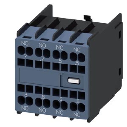 Auxiliary switch 22U 2 NO2 NC current paths 1 NO 1 NO 1 NC 1 NC