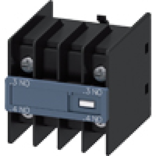 Auxiliary switch 2 NO current path 1 NO 1 NO for contactor relays and mot