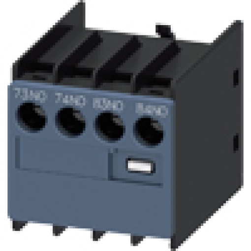 Auxiliary switch 2 NO current paths 1 NO 1 NO connection from above