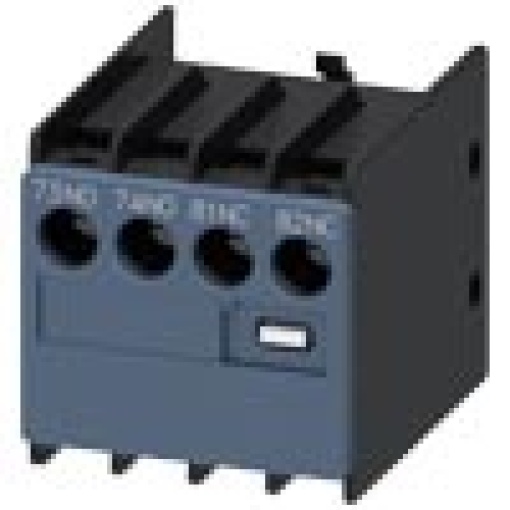 Auxiliary switch 1 NO1 NC current paths 1 NO 1 NC connection from above