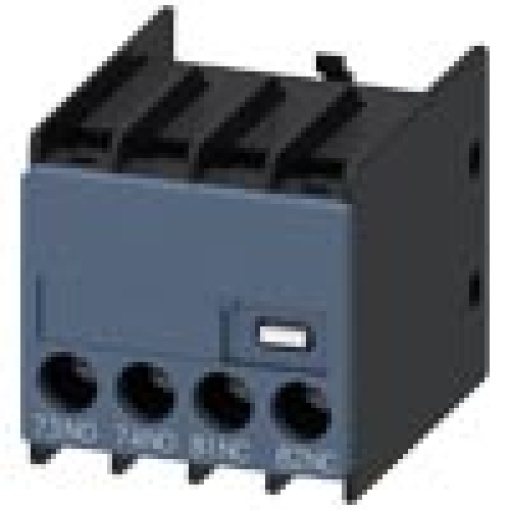Auxiliary switch 1 NO1 NC current paths 1 NO 1 NC connection from below