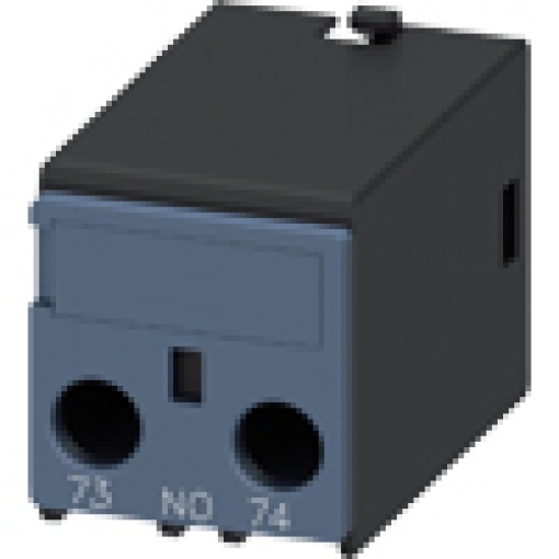 Auxiliary switch 1 NO current path 1 NO connection from below