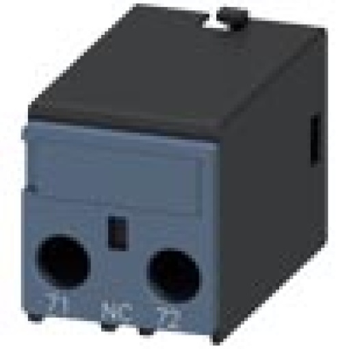 Auxiliary switch 1 NC current path 1 NC connection from below