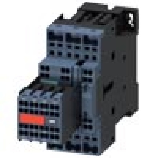 Contactor AC3e 12 A55 kW400 V 3pole 24 V DC 2 NO2 NC springtype 
