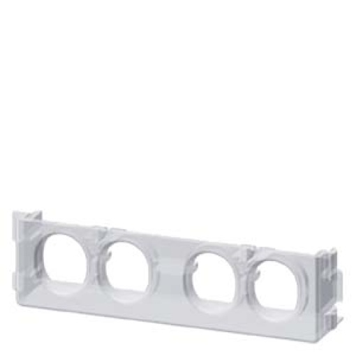 Touch protection cover for transverse auxiliary switch with ring cable lug
