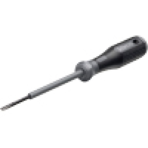 Screwdriver partially insulated titanium gray 30x05x100 for actuating the