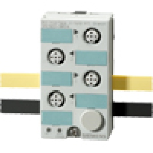 ASInterface 4fold M12 branch ASInterface and UAUX 4xM12