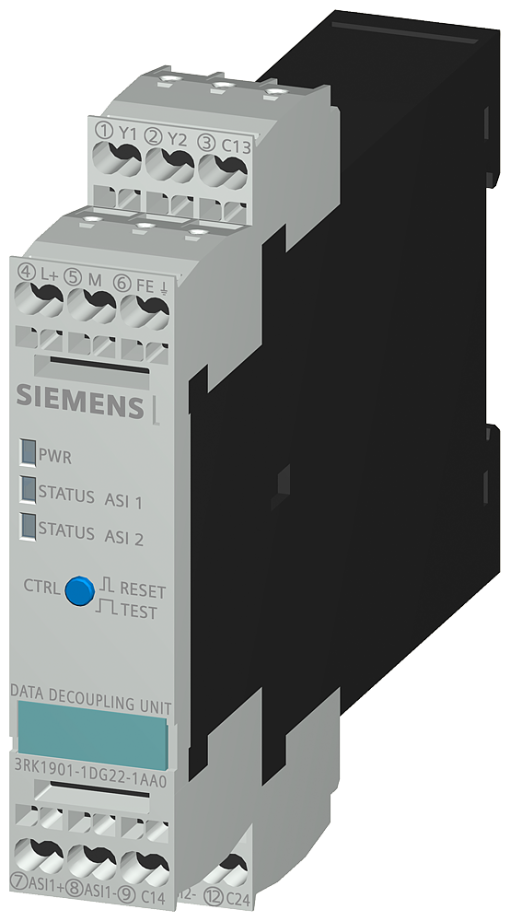 ASInterface data decoupl 2x 4 A spring ASInterface