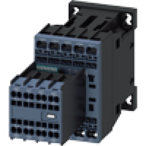 Contactor relay 7 NO1 NC 24 V DC S00 springloaded terminal with diode