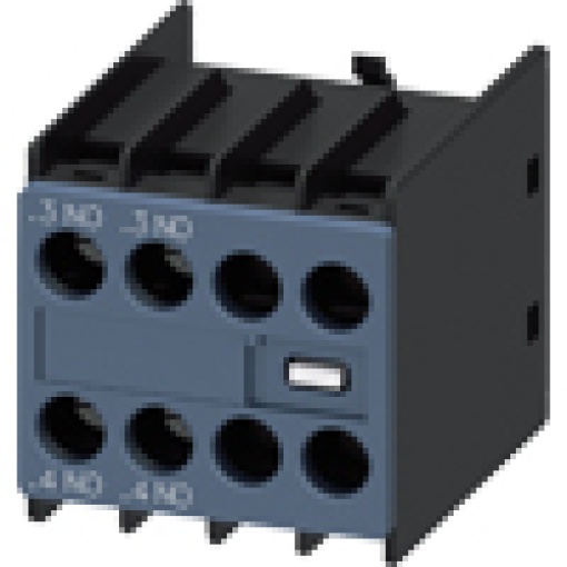 Auxiliary switch 2 NO current path 1 NO 1 NO for contactor relays and mot