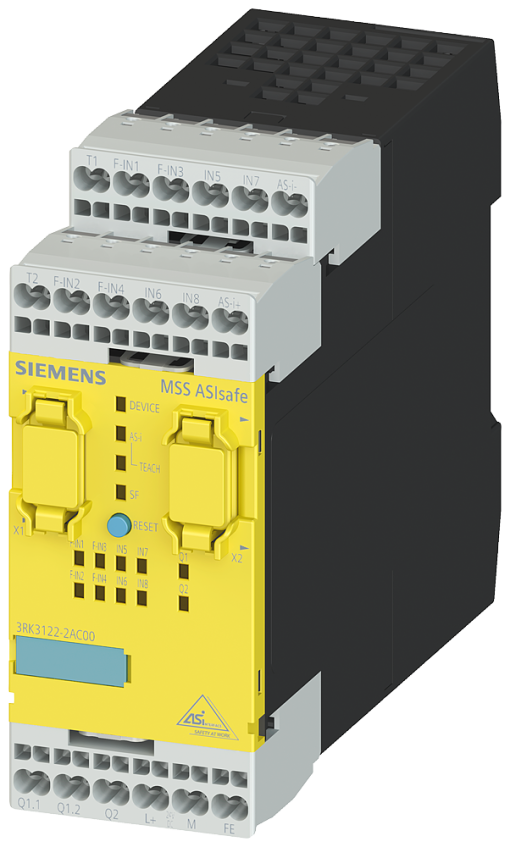Central unit 3RK3 ASIsafe extended for Modular Safety System 3RK3