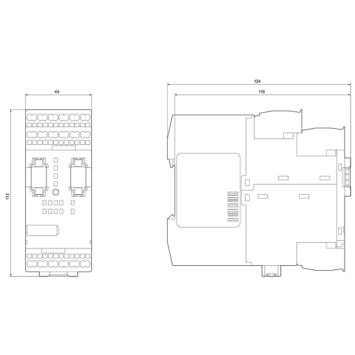 Central unit 3RK3 ASIsafe extended for Modular Safety System 3RK3