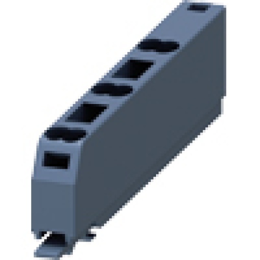 Terminal removable 3pole pushin terminals up to 2x 15 mm2