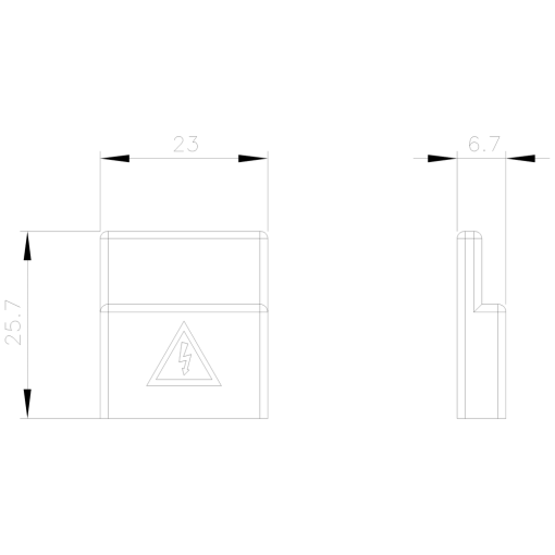 3phase infeed terminal for 3RM1 motor starter