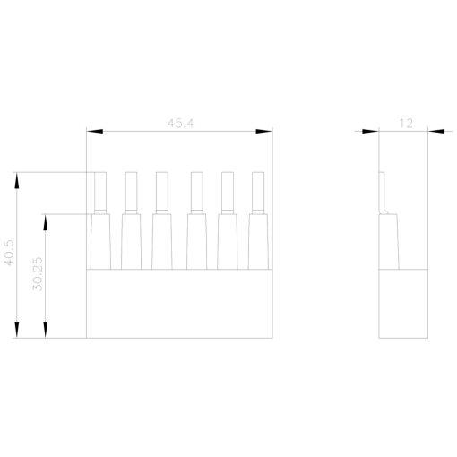 3phase busbar for 2 3RM1 motor starters