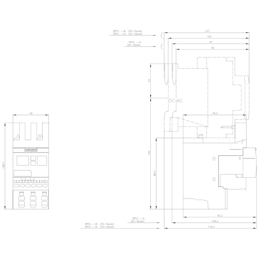 Current monitoring relay for IOLink S0