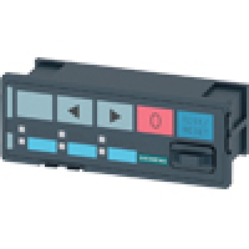 Operator unit titanium gray installation in control cabinet door or front p