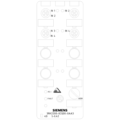 ASInterface compact module K60 IP67 AB slave digital 4 DI