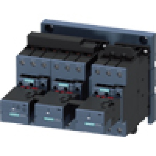Contactor assembly for stardelta wyedelta start AC 3 55 kW400 V 110 V A