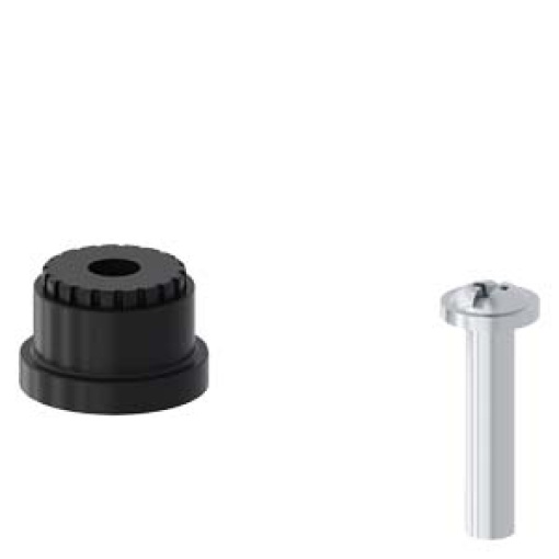 Adapter and screw for compensation of mounting depth for metal switches