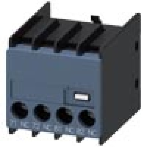 Auxiliary switch 2 NC current path 1 NC 1 NC connection from below scre