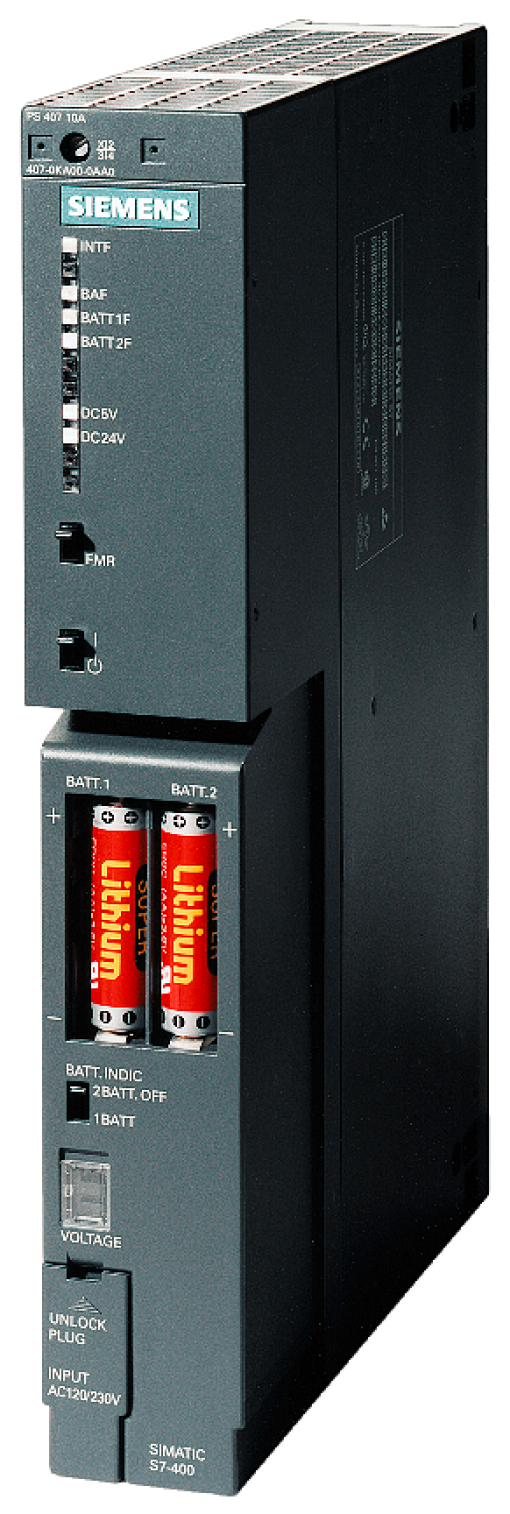 SIMATIC S7400 PS 407 10 A R For redundant use