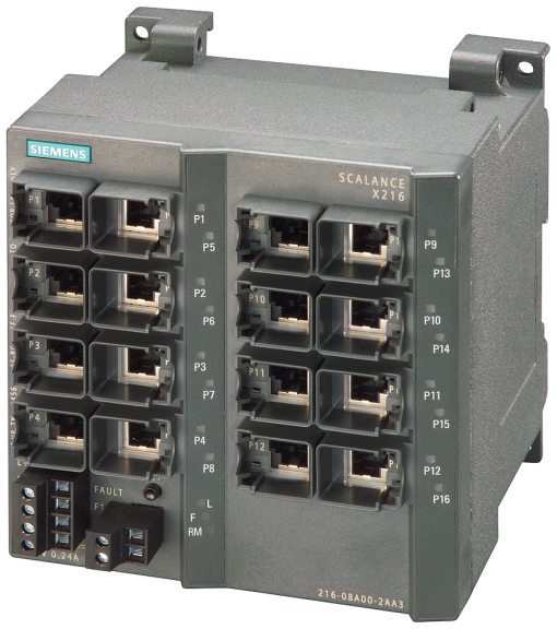 SCALANCE X216 managed Layer 2 switch 16x RJ45
