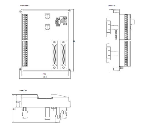 SIMATIC PCS7 red AO8 MTA interface module for redundant connection of ET20
