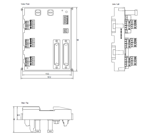 SIMATIC PCS7 red FAI6 MTA interface module for redundant connection of th