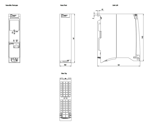 Communications processor CP 15431 connection SIMATIC S71500 to IE