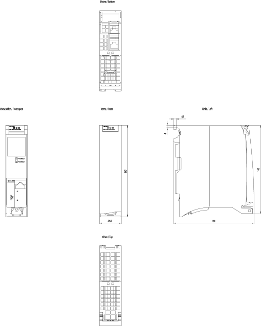 Communication module CM 15421 connection S71500 to IE