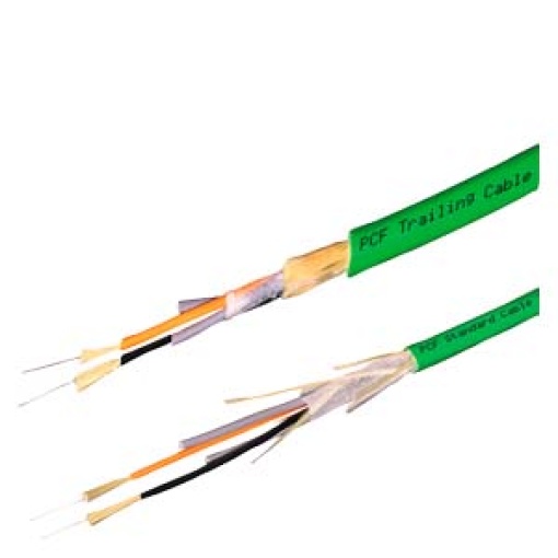 PB PCF Fiber Optic Duplex wire polyoptic fiber 50 m ring