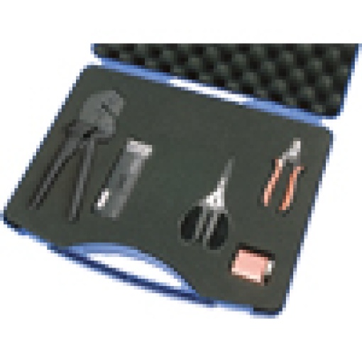 Termination kit simplex plug assembly case for onsite assembly