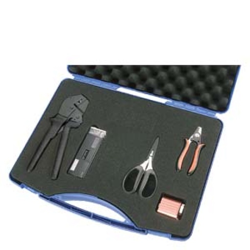 Termination kit simplex plug assembly case for onsite assembly