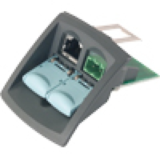 IE FC RJ45 modular outlet base module with power insert repl insert 1x24 V DC
