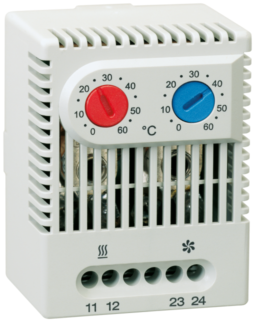 Twin thermostat 0 to 60 C