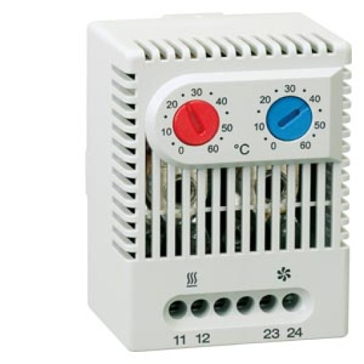 Twin thermostat 0 to 60 C